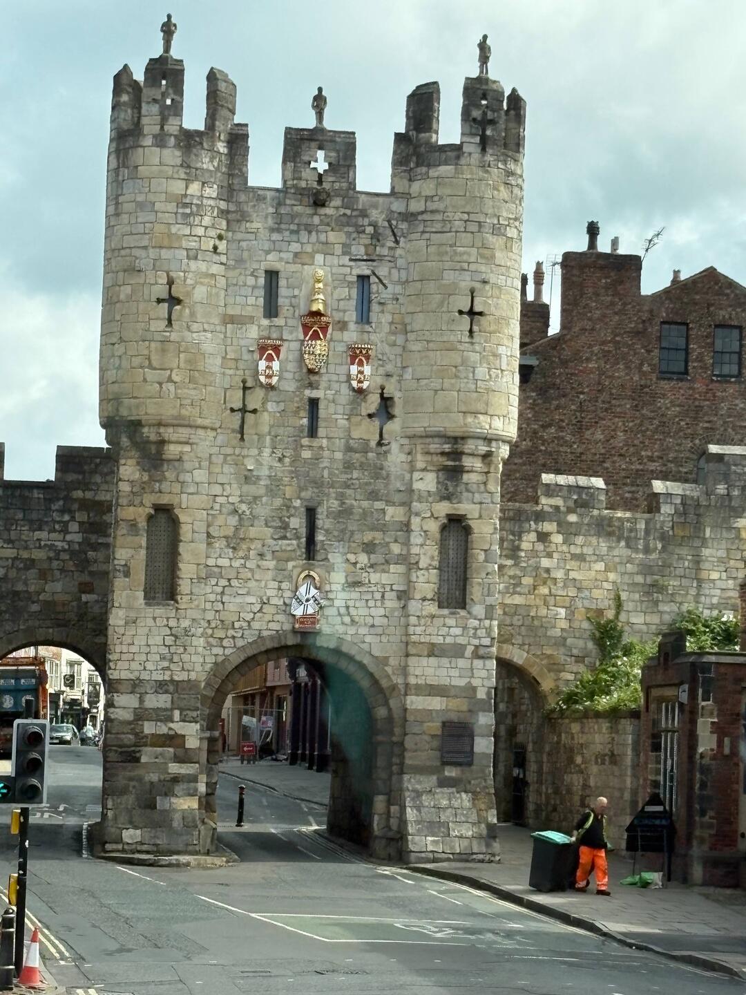 Walmgate Barbican where we had our morning tea