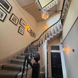 The second set of stairs