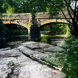 River Mannow on my path to Llangattock