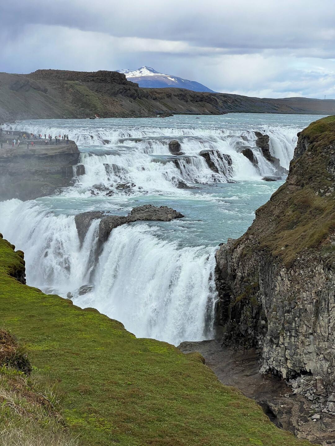 Gullfoss is huge