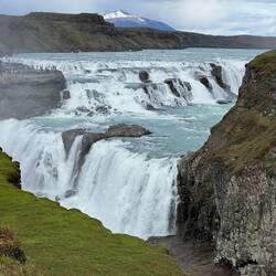 Gullfoss is huge