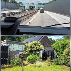 Freie Fahrt durch Elbtunnel/ Garte wächst und gedeiht