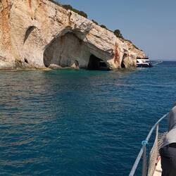 Blaue Grotte am Südspitzerl von Kefalonia