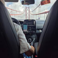 Mit Uber über den Tejo