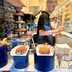 Brüsseler Waffeln dürfen nicht fehlen