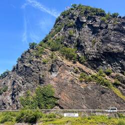Loreley Felsen, 130m über dem Rhein