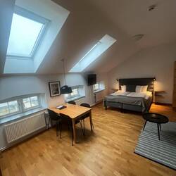 My room for the week is a standard studio on the fourth floor