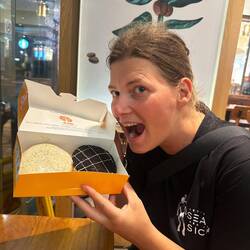 Als Belohnung für meine Geduld gab es Donuts. 😍