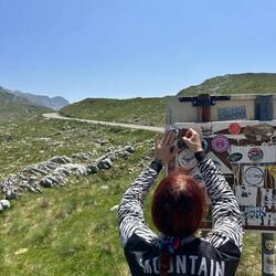 Unser Sticker in Durmitor Nationalpark