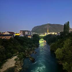 Mostar by night
