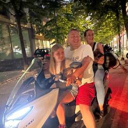 Familienausflug mit Hund