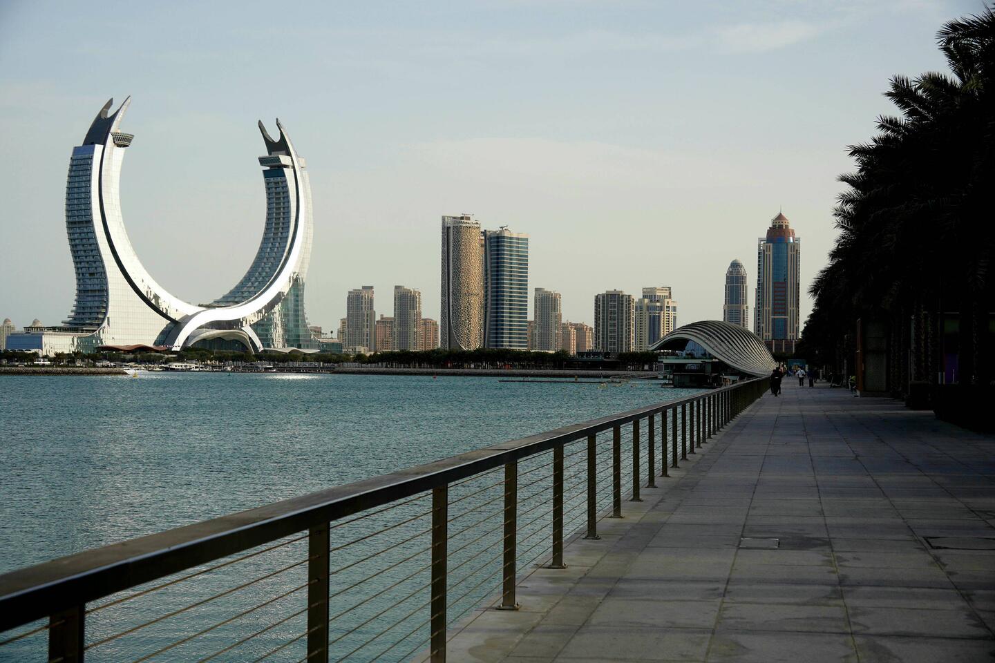 Katara Towers im Stadtviertel Lusail