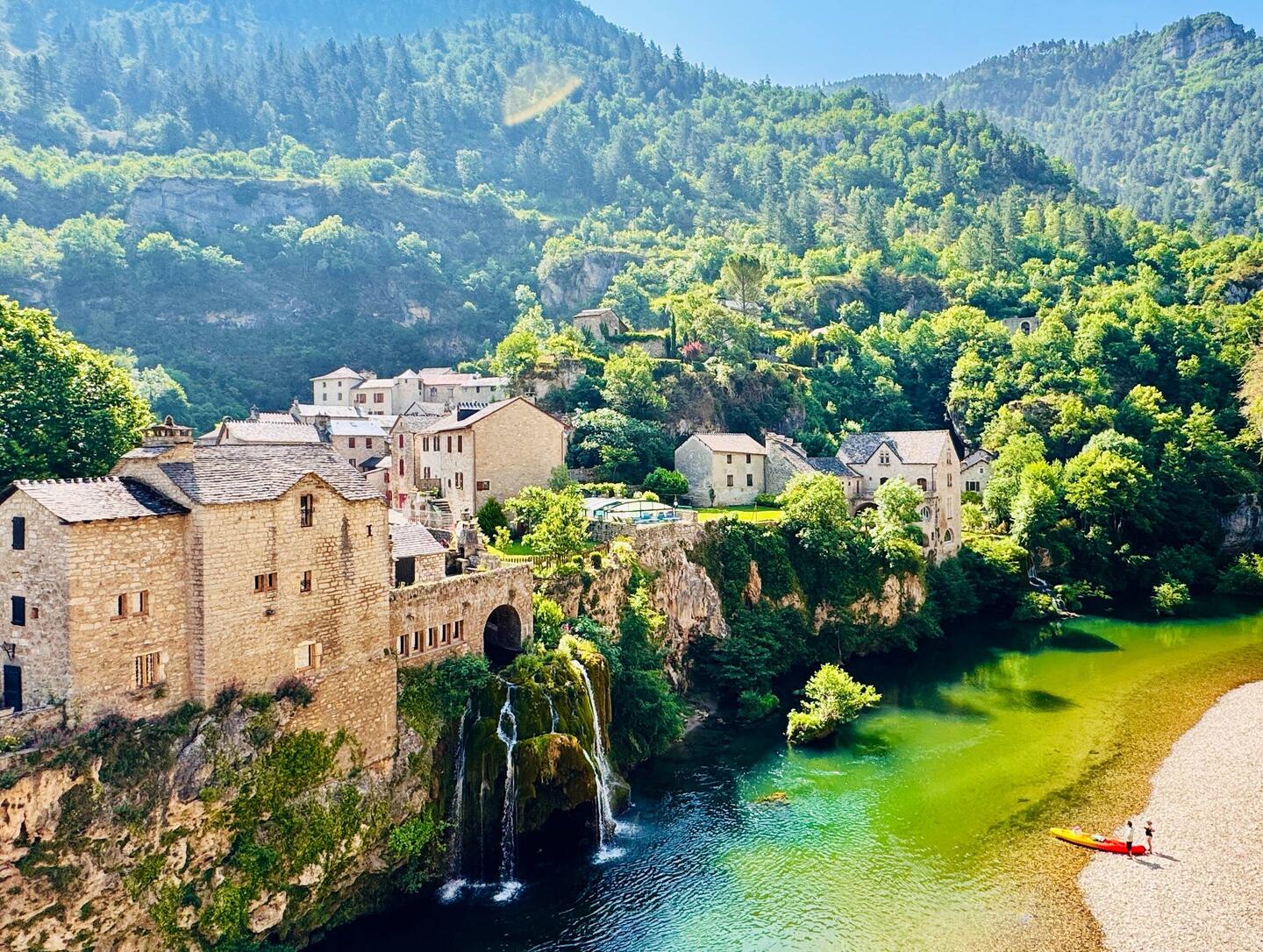 Ausgangspunkt unserer Wanderung: St. Chély-du-Tarne