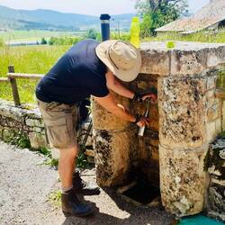 Unterwegswasser: Luxus!