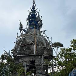Der Wat Rong Suea Ten ist noch immer im Aufbau