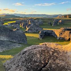 Elephant Rocks lit up by the setting sun was the highlight on our first day on the A2O