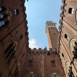 Courtyard under the tower, we were bummed it was sold out!