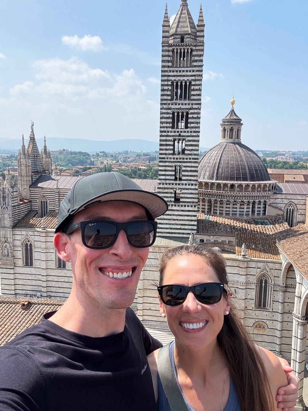 View of the cathedral from the top of the unfinished "new cathedral"