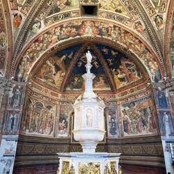 View of the cathedral baptistry