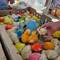 Coloured chicks, apparently the dye falls off with the baby feathers