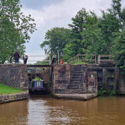 Just one of the twin locks operational now.
