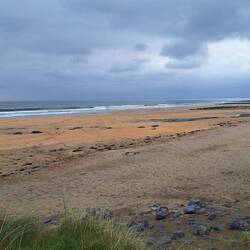 Fanore beach - a good surfing and swimming spot