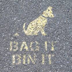 A warning on the tarmac