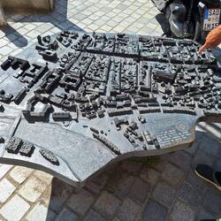 Metall-Modell / Relief von Straubing, da sind wir 👆