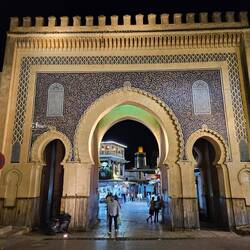 The blue gate, Grande Porte Bab Boujeloud