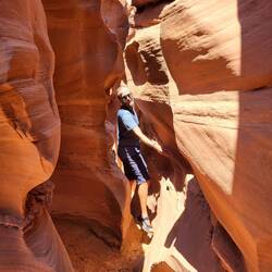 Im zweiten Canyon wurde es schon etwas enger