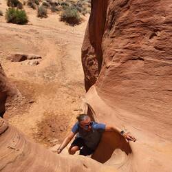 Volle Konzentration beim Finden der richtigen Griffe