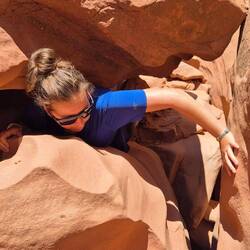 Und so sieht das dann bei Isabell von vorne aus