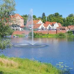 Blick auf die Stadtinsel