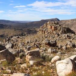 Nach zwei Stunden steilem Pfad bergauf...