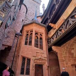 Die Burg ist sehr verwinkelt