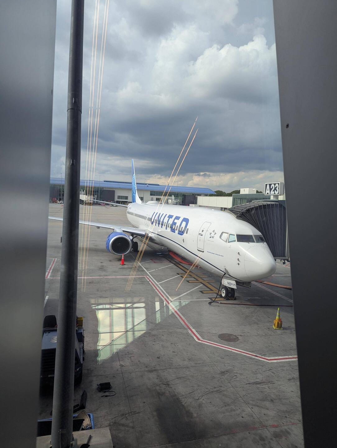 Not our plane, but it's been sitting here for a long time too!