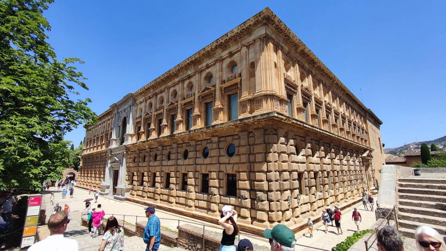 Der Palast von Kaiser Karl, auch König Karl V. von Spanien