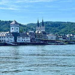 Boppard am Rhein mit der Kurfürstlichen Burg