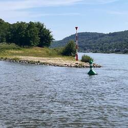 Einfahrt in die Lahn