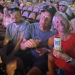 The irony... Bourbon and water!