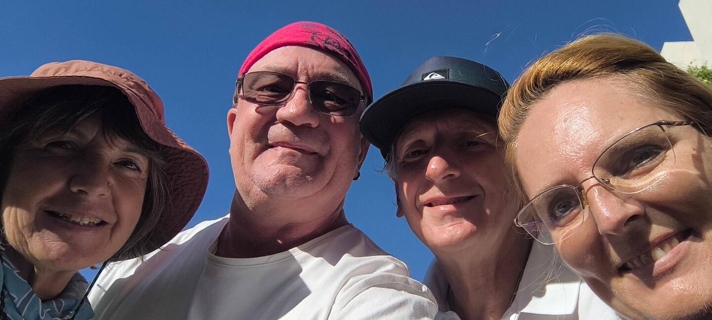 Karin und Uli begleiten uns heute zum Hash