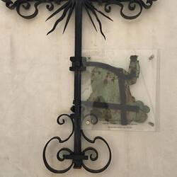 Gorgeous cross, just on a wall.