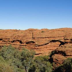 Looking across the gorge - notice the people on the other side