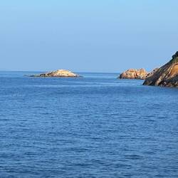 So nahe an der Isola Giglio