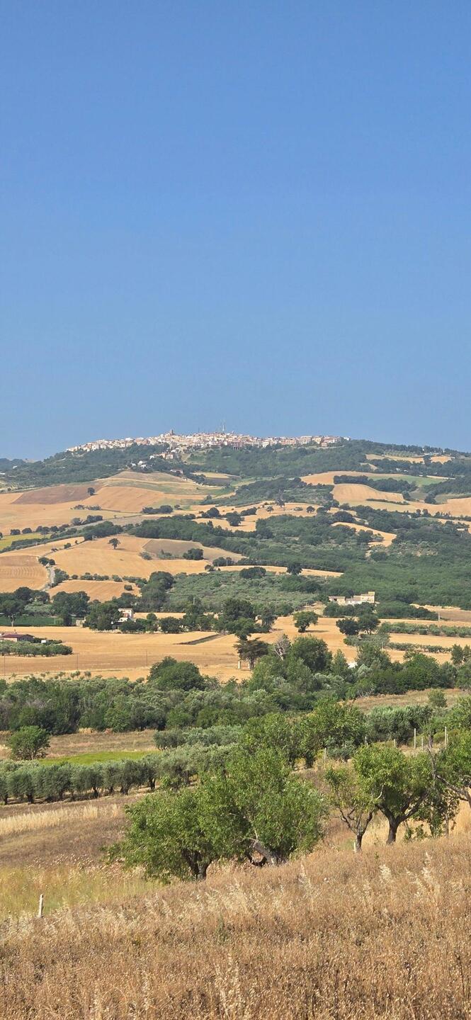 Hilltop village, reminds me of spain