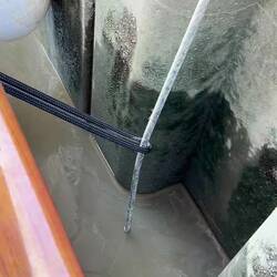 A rising tide lifts all boats... including ours. The Lock fills.