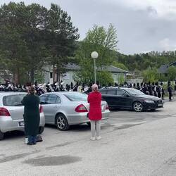 Danach wurde auch noch mehrstimmig gesungen. Und alles ohne Dirigent!