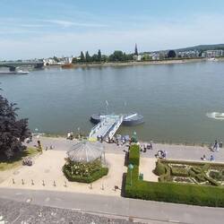 The Rhine and a view of Kennedy bridge shown later