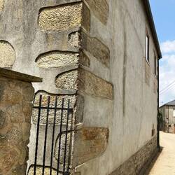 Stucco often on top of the rock or bordering Doran interesting variation