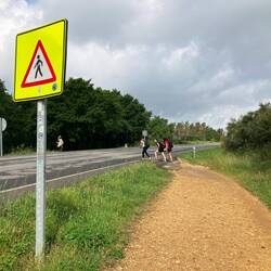Signage is excellent including crossing highways